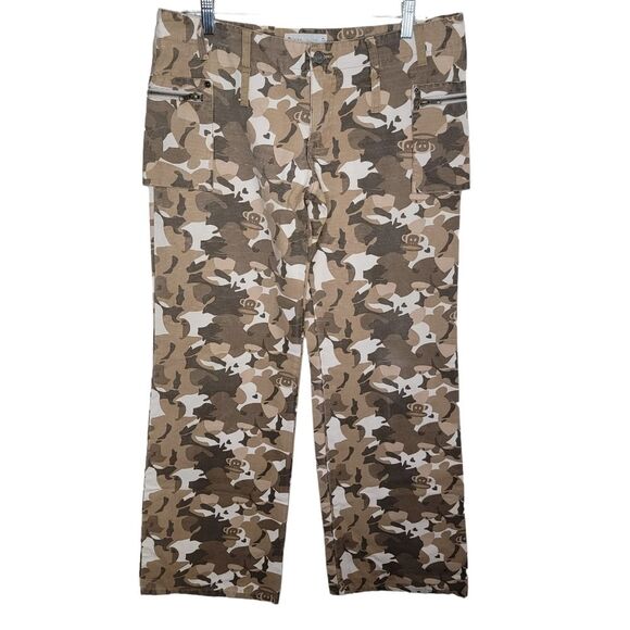 Paul Frank is Your Friend Vintage camo cargo pants size 11 - Picture 1 of 7